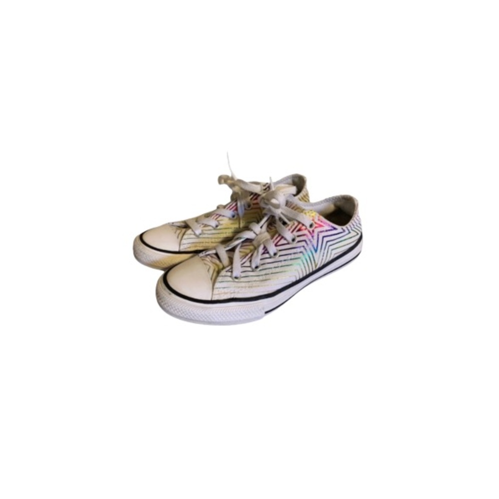 Converse Metallic Star Sneakers - Girl’s Size 1